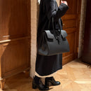 [トリヨンラグーン×クロコダイル]<br>ヴォヤージュLバッグ<br>color：ブラック