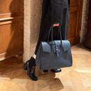 [トリヨンラグーン×クロコダイル]<br>ヴォヤージュLバッグ<br>color：ネイビー