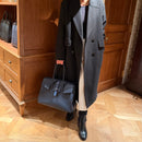 [トリヨンラグーン×クロコダイル]<br>ヴォヤージュLバッグ<br>color：ネイビー