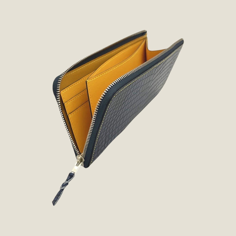 [Ai dyed crocodile] <br>L Zip long wallet