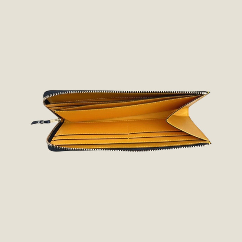 [Ai dyed crocodile] <br>L Zip long wallet