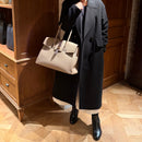 [トリヨンラグーン×クロコダイル]<br>ヴォヤージュLバッグ<br>color：トープ×ダークブラウン