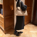 [トリヨンラグーン×クロコダイル]<br>ヴォヤージュLバッグ<br>color：トープ×ダークブラウン