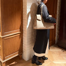 [トリヨンラグーン×クロコダイル]<br>ヴォヤージュLバッグ<br>color：トープ×ダークブラウン