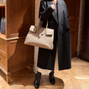 [トリヨンラグーン×クロコダイル]<br>ヴォヤージュLバッグ<br>color：トープ×トープ