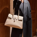 [トリヨンラグーン×クロコダイル]<br>ヴォヤージュLバッグ<br>color：トープ×トープ