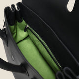 [Taurillon Lagoon x Crocodile]<br>Voyage L bag<br>color: black<br>[Scheduled to arrive in early August]