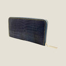 [Ai dyed crocodile] <br>Round zip long <Standard>