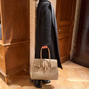 [シュリンクレザー]<br>ヴォヤージュLバッグ<br>color：トープ×トープ