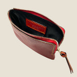 [French calf] <br>Pouch S<br>color: red