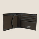 [French calf]<br>international wallet<br>color: dark brown