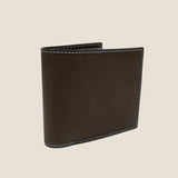 [French calf]<br>international wallet<br>color: dark brown