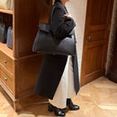 [シュリンクレザー]<br>ヴォヤージュLバッグ<br>color：ブラック