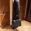 [オールシュリンクレザー]<br>ヴォヤージュLバッグ<br>color：ブラック