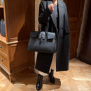 [オールシュリンクレザー]<br>ヴォヤージュLバッグ<br>color：ブラック