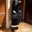 [オールシュリンクレザー]<br>ヴォヤージュLバッグ<br>color：ブラック