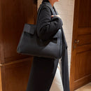 [オールシュリンクレザー]<br>ヴォヤージュLバッグ<br>color：ブラック