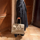 [オールシュリンクレザー]<br>ヴォヤージュLバッグ<br>color：トープ