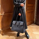 [オールシュリンクレザー]<br>ヴォヤージュLバッグ<br>color：ネイビー