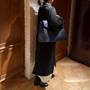 [オールシュリンクレザー]<br>ヴォヤージュLバッグ<br>color：ネイビー