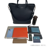 [Taurillon Lagoon]<br>parnet tote bag<br>color: navy