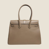 [Shrink leather x croco pattern leather]<br>Voyage L bag<br>color: taupe x taupe