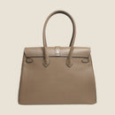 [シュリンクレザー]<br>ヴォヤージュLバッグ<br>color：トープ×トープ