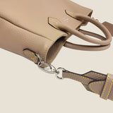 [Taurillon Lagoon]<br>parnet tote bag<br>color: taupe