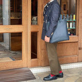 [Taurillon Lagoon]<br>parnet tote bag<br>color: navy