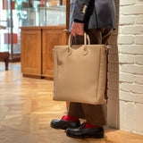 [Taurillon Lagoon]<br>parnet tote bag<br>color: taupe