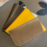 [French calf] <br>glasses case<br>color: taupe