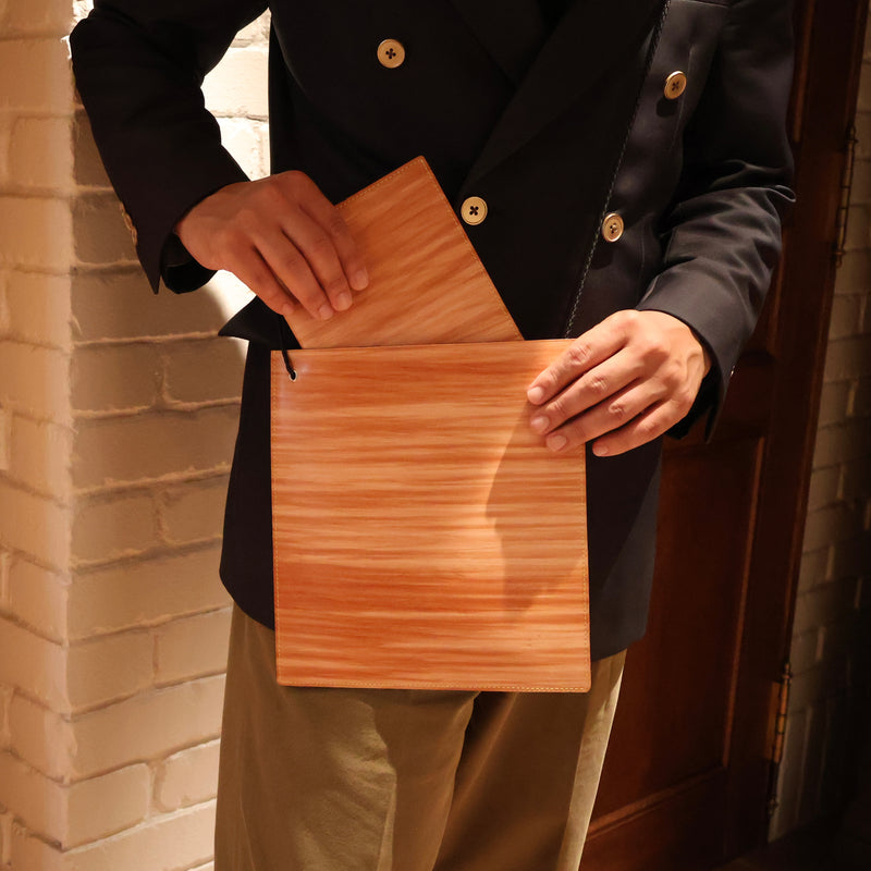 [BROOKLYN MUSEUM × NINNAJI]<br>御朱印カバーM<br>color：柿渋染め