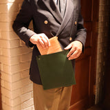 [BROOKLYN MUSEUM × NINNAJI]<br>Goshuin cover L<br>Color: Persimmon tangy dyed