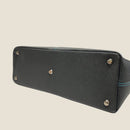 [フレンチカーフ] <br>パレストートバッグ<br>color：ネイビー