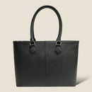 [フレンチカーフ] <br>パレストートバッグ<br>color：ブラック