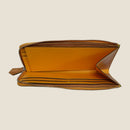 [Persimmon astringent dyeing] <br>L Zip long wallet
