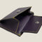 [French calf] <br>Mini -snap wallet<br>color: Dark purple