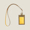 [French calf] <br>ID strap both sides vertical<br>color: Tope
