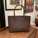 [French calf] <br>Royal tote bag<br>color: Dark brown