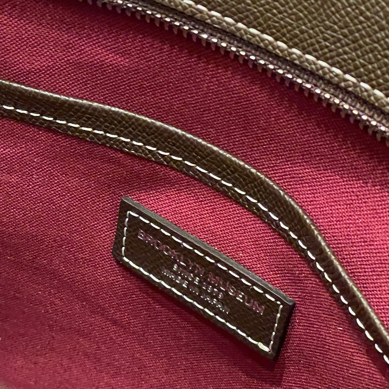French calf] Royal M tote bagcolor: dark brown – BROOKLYN MUSEUM