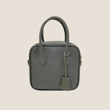 [Shrink leather]<br>postman mini shoulder<br>color: ethane gray