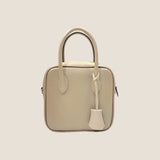 [Shrink leather]<br>postman mini shoulder<br>color: taupe