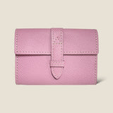 [French calf] <br>belt card case<br>color: mauve pink