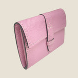 [French calf] <br>belt card case<br>color: mauve pink