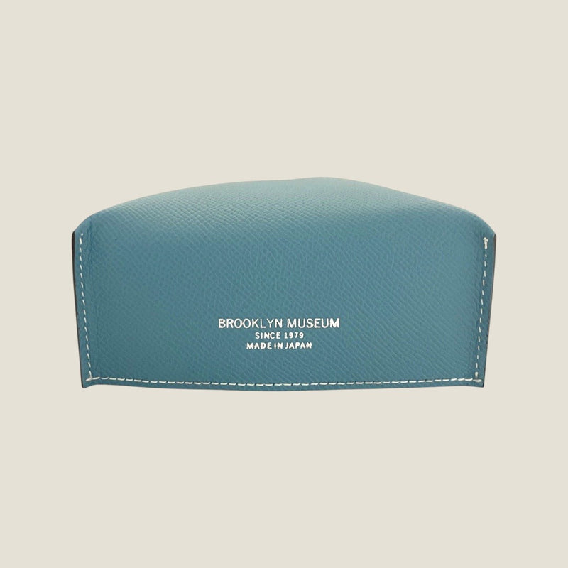[フレンチカーフ] <br>ボックスティッシュカバー<br>color：ジーンブルー