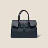 [Shrink leather]<br>Voyage M bag<br>color: navy