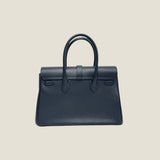 [Shrink leather]<br>Voyage M bag<br>color: navy