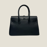[Shrink leather]<br>Voyage M bag<br>color: black