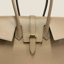 [オールシュリンクレザー]<br>ヴォヤージュLバッグ<br>color：トープ