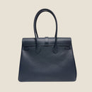 [オールシュリンクレザー]<br>ヴォヤージュLバッグ<br>color：ネイビー